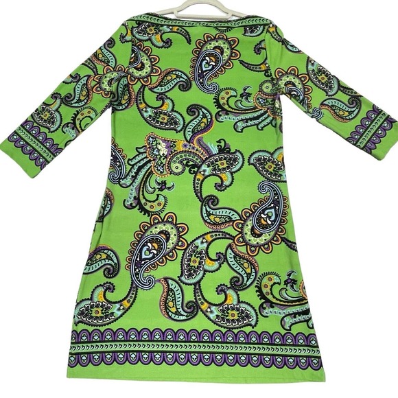 Beige by eci Dresses & Skirts - Beige by ECI Dress Women 10 Green Paisley Funky Casual